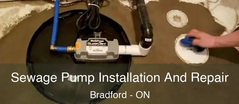  Sewage Pump Installation And Repair Bradford - ON